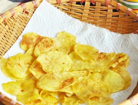 微波炉烤箱薯片的做法大全集,微波炉版薯片做法