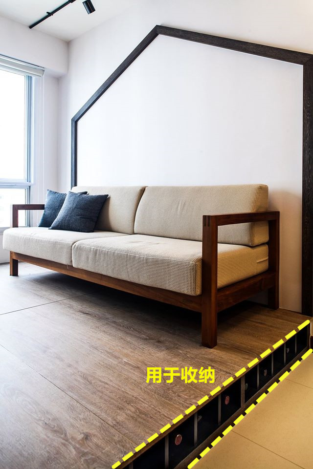 越来越多的人不做背景墙,整个房间抬高做地台