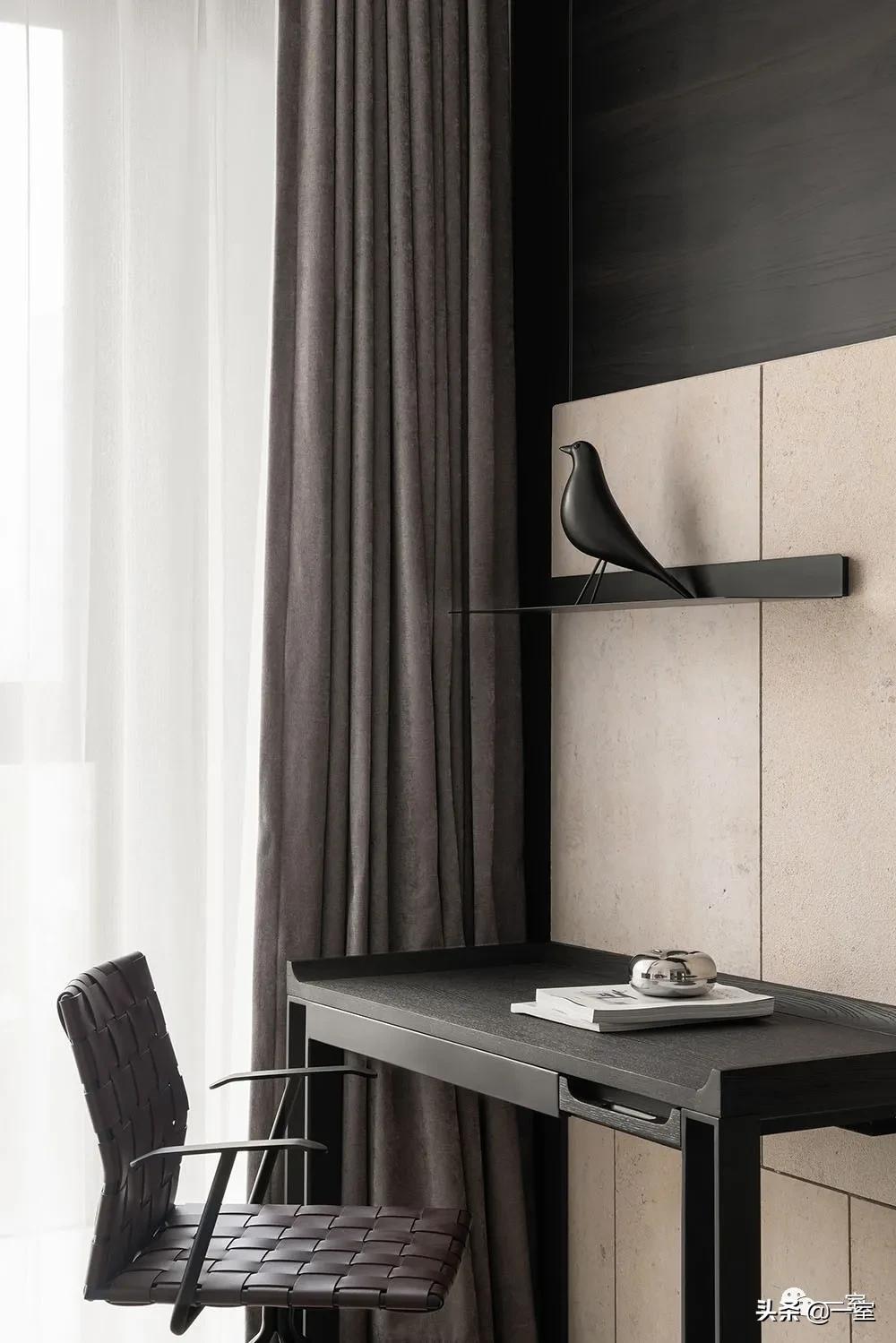 餐厅书房一体设计,书房客房一体设计