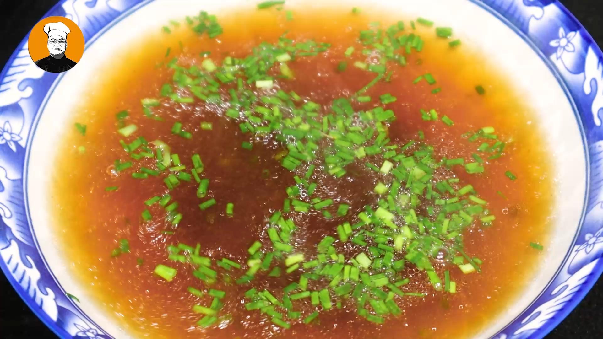 不需要菜吃着也非常香的清汤面,无油清汤面最好吃的做法