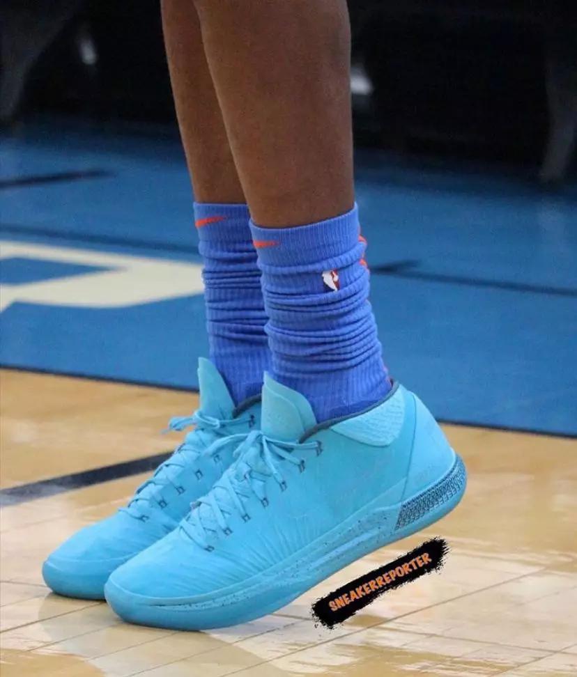 nba球星上脚布朗尼1代,nba球员上脚科比球鞋