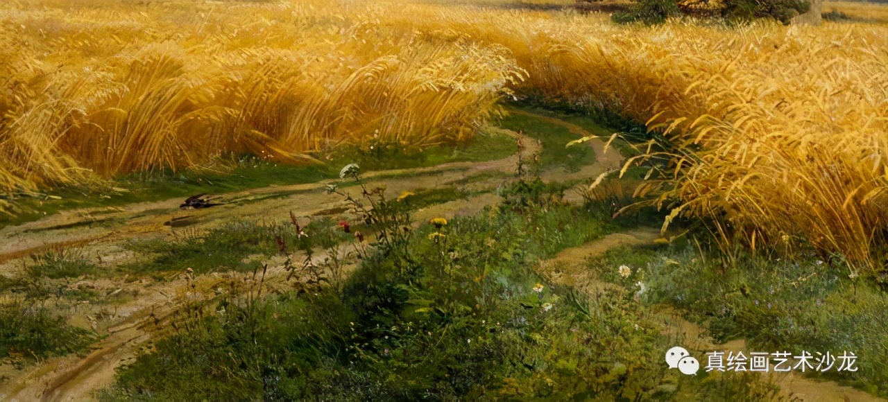 俄罗斯风景画家希施金高清大图,希施金著名风景油画介绍