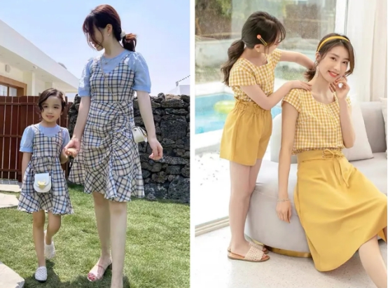 亲子装一家三口高级感亲子照,亲子穿搭技巧视频教程