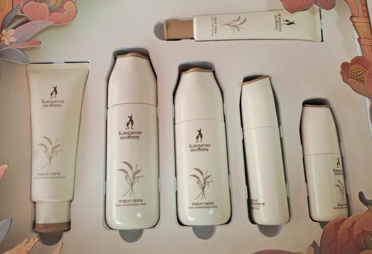 袋鼠妈妈孕妇护肤品润肤乳,袋鼠妈妈妊娠修护精华液