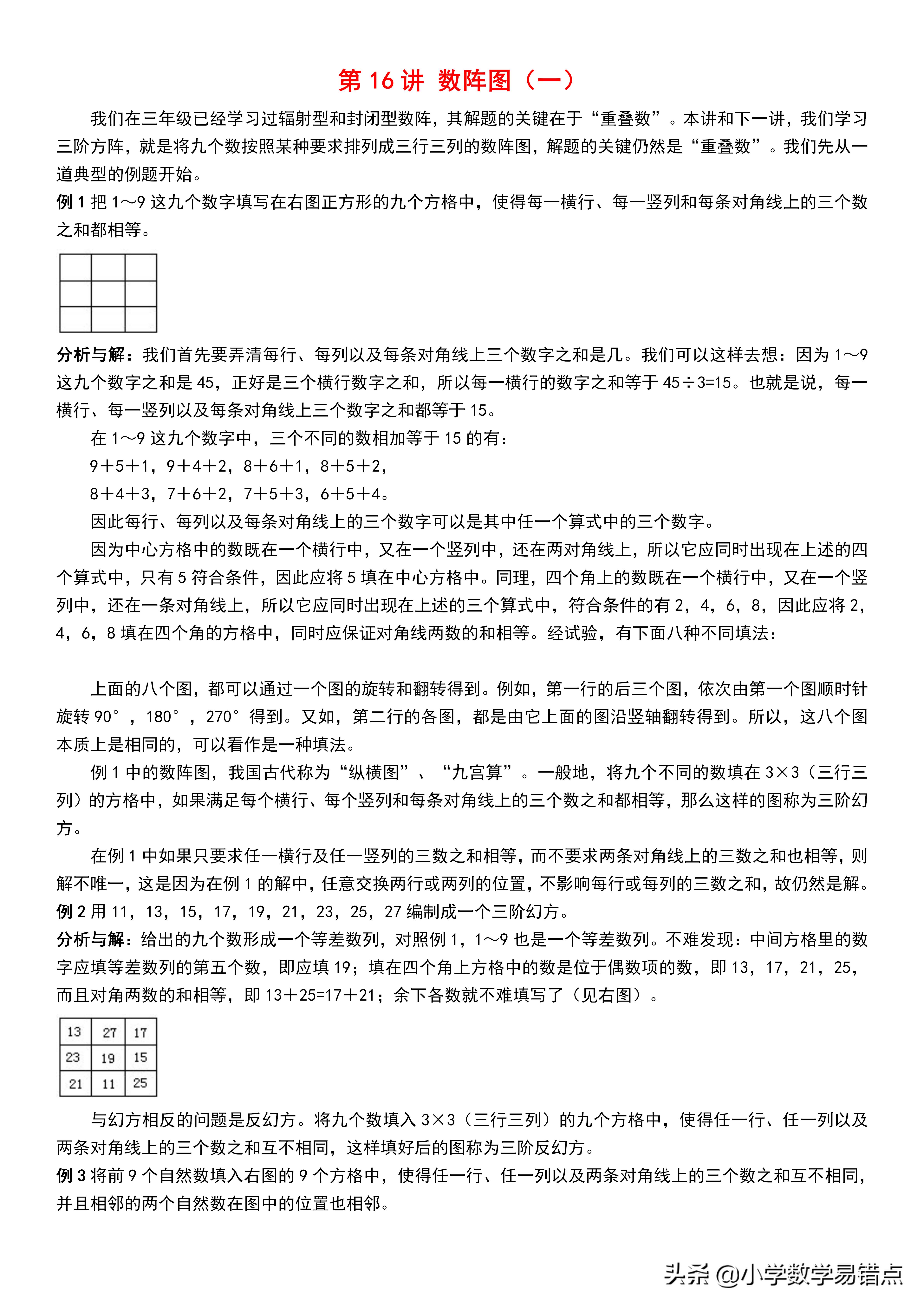 小学数学奥数100例讲解,小学数学1-6年级全套奥数课