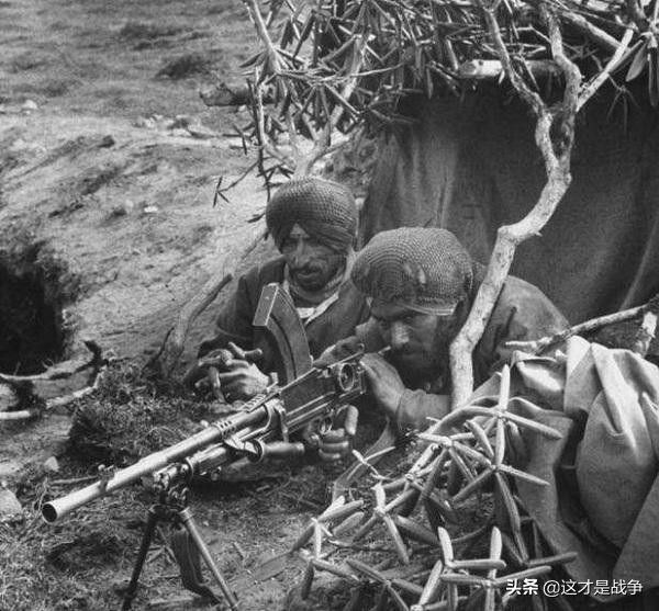 对印作战步兵和炮兵,对印反击战西线作战