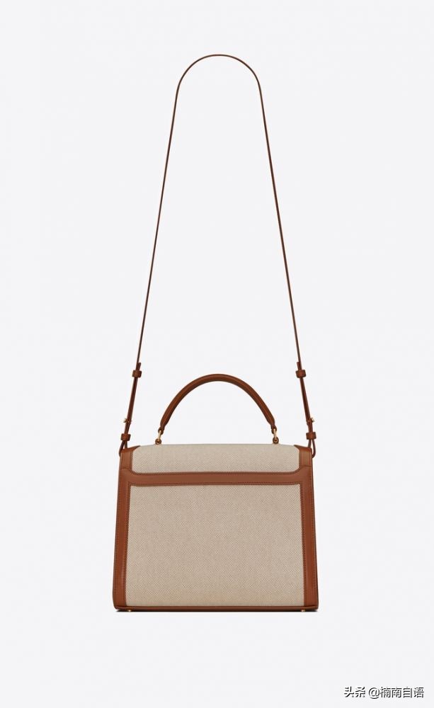 YSL圣罗兰推出限量版小麦啡色帆布手袋充满浓厚复古味道
