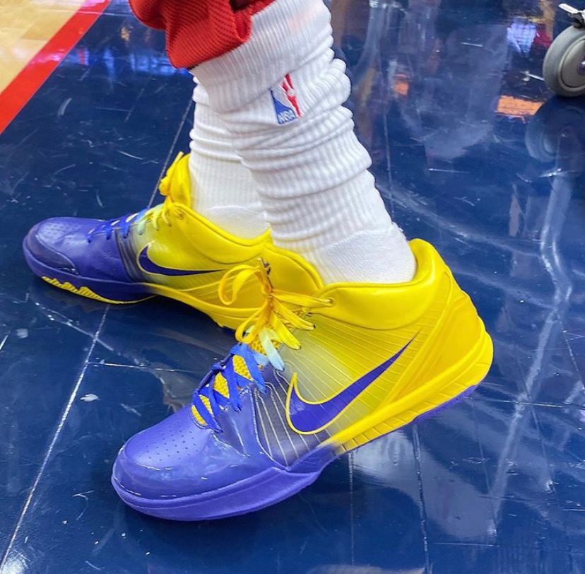 aj34nba球星上脚配色,aj34北卡球员