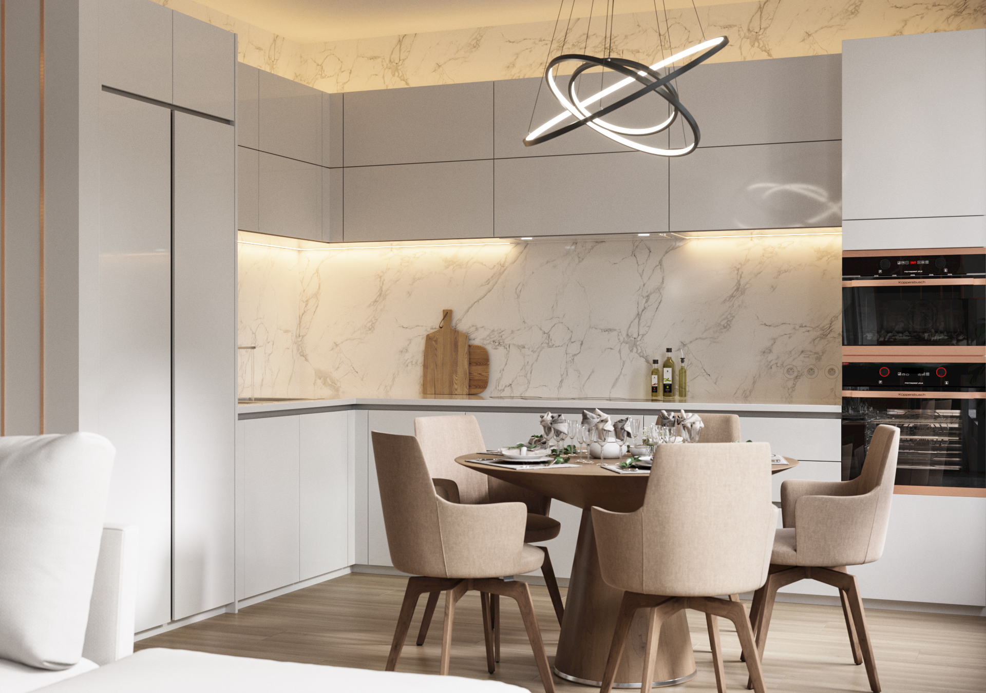 现代化家居装修设计,家居设计现代轻奢装修风格