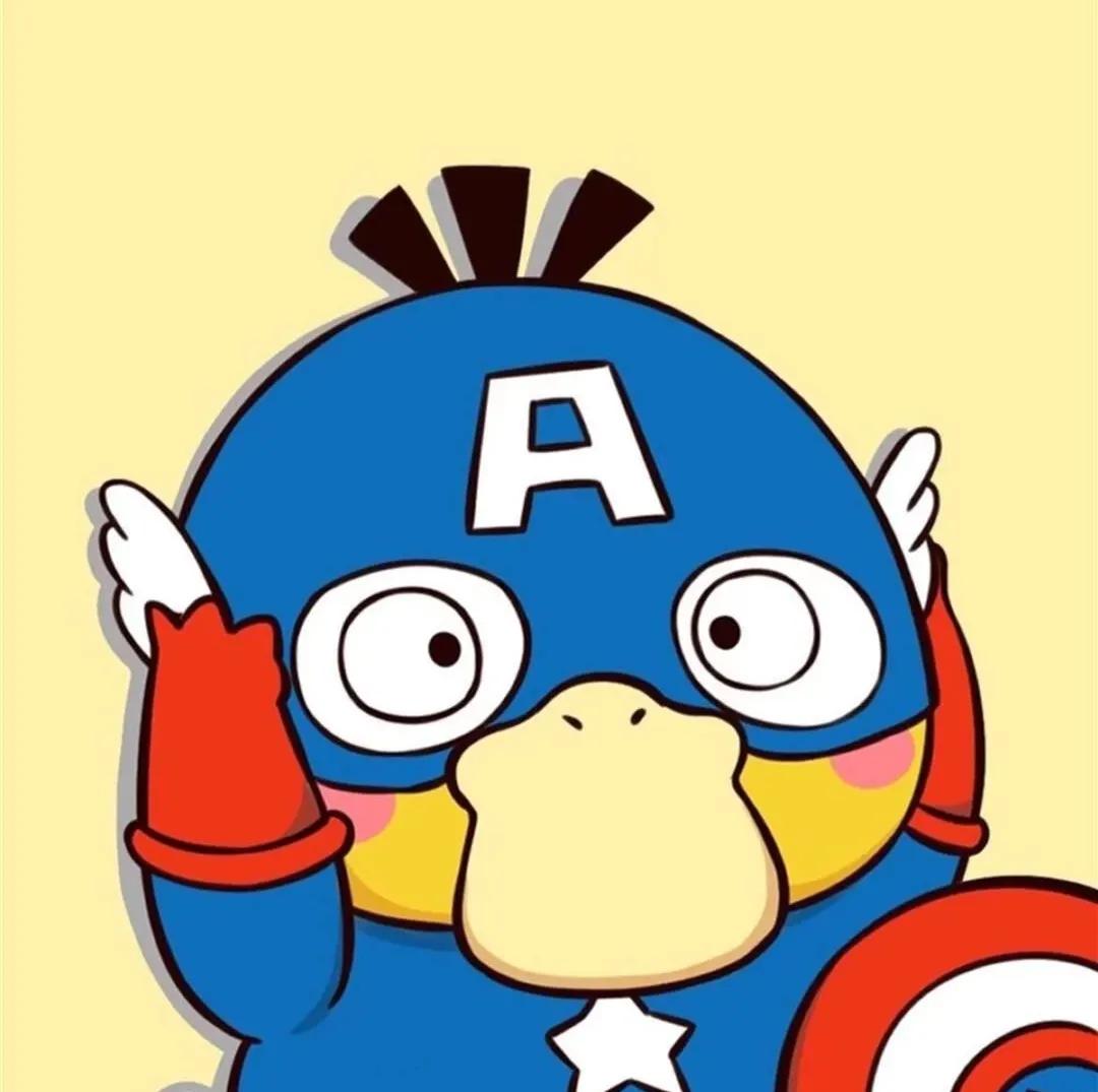 可达鸭头像图片,张嘴可达鸭头像