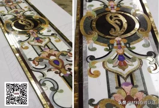 仿水刀和真水刀拼花的区别,设计师讲解水刀拼花效果