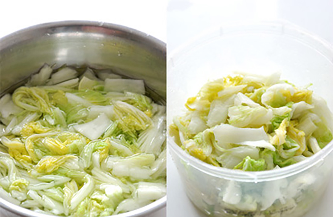 鲜族正宗泡菜,一晚上酸脆泡菜的腌制方法