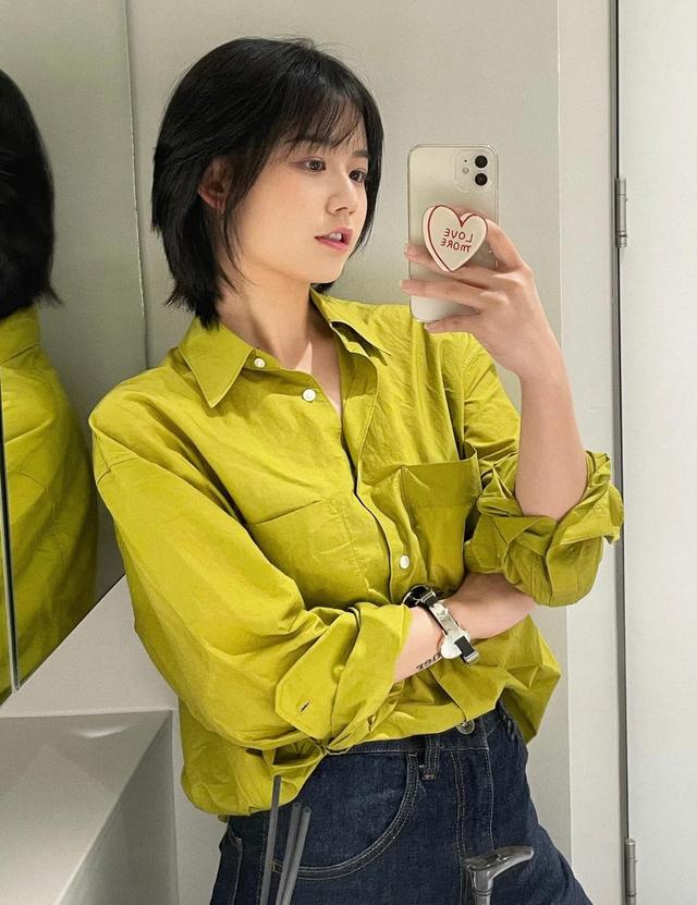 适合圆脸女生的日系短发发型流行,日系二次元短发烫发圆脸