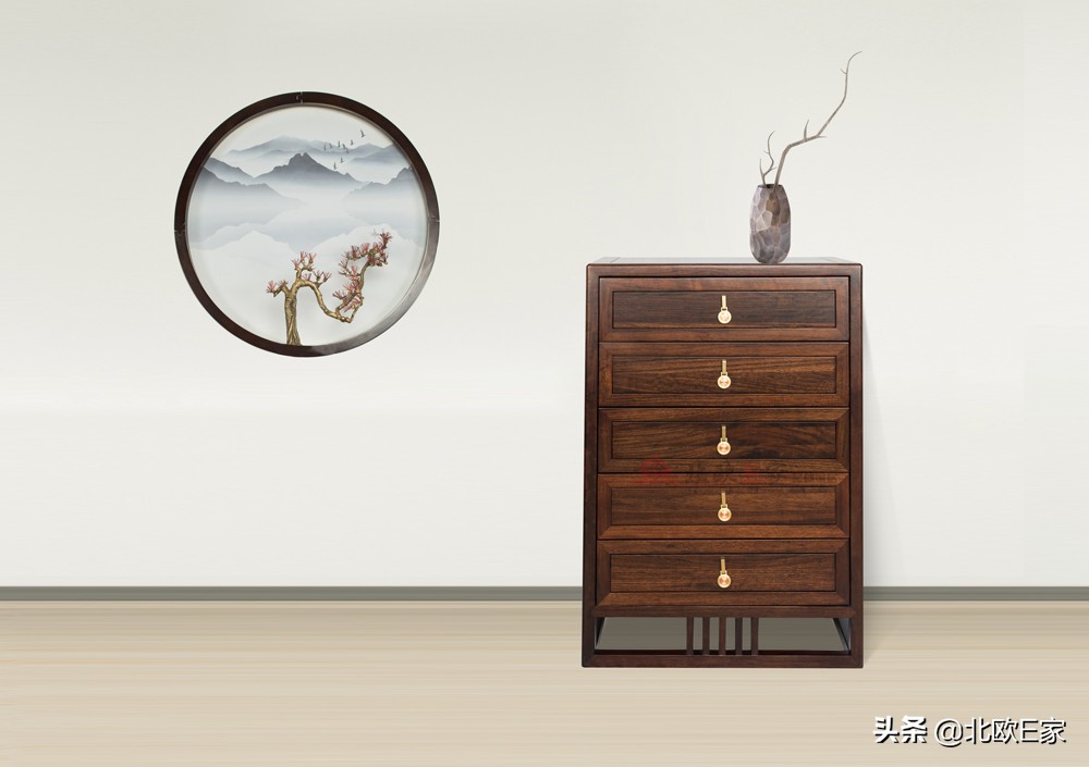 北欧轻奢榫卯结构书柜,北欧e家意式极简