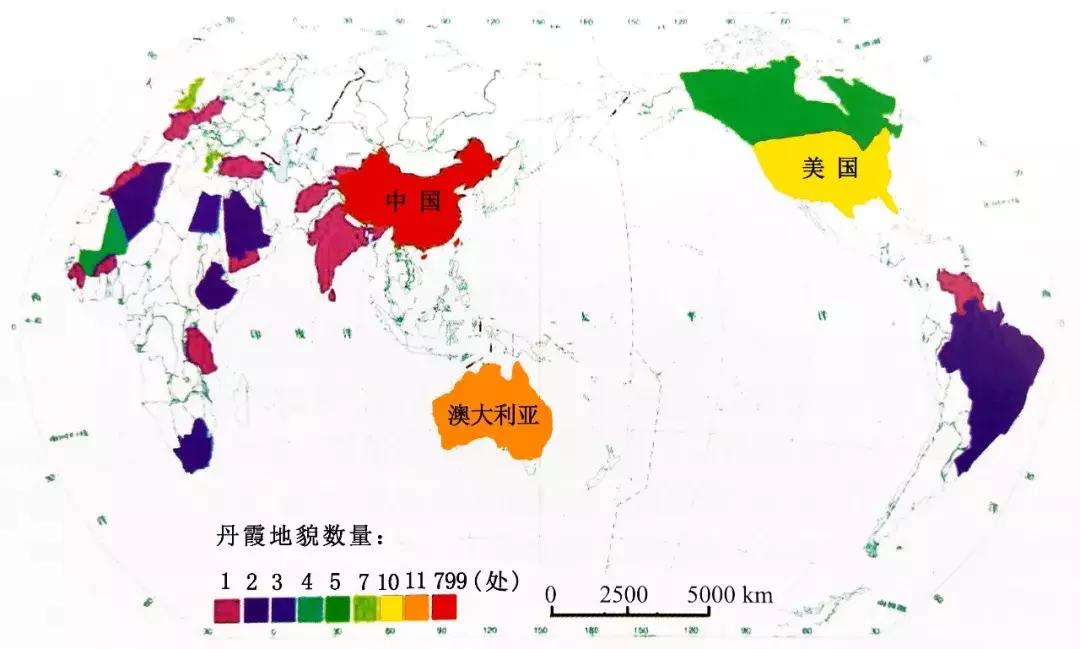 丹霞山震撼,丹霞山看着风景美如画