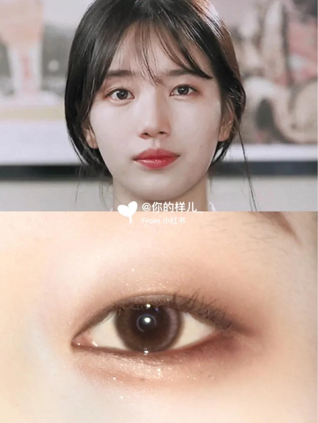 戴美瞳和不戴美瞳区别动漫图,戴黑色美瞳和不戴美瞳有区别吗