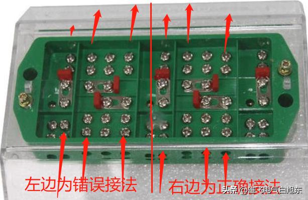 电度表的用途接线方法注意事项,电度表接线盒的正确接线图