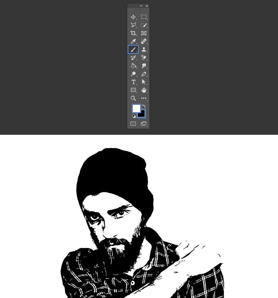 ps位图转换矢量,很有文艺气质