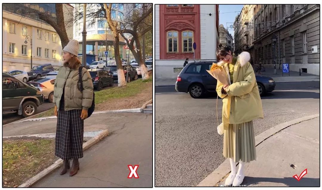 冬天棉服怎么搭配直筒裤,棉服搭配阔腿裤搭配什么鞋子好看