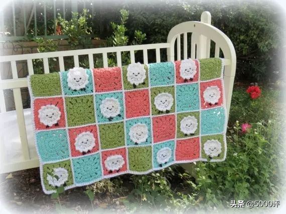 编织宝宝毯教程,编织漂亮婴儿卡通毯子