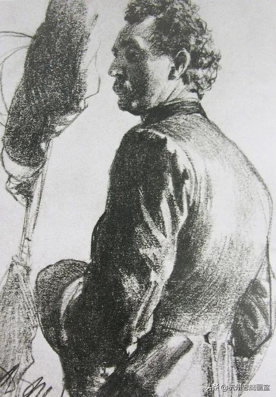 门采尔素描作品的尺寸,门采尔素描高清大图