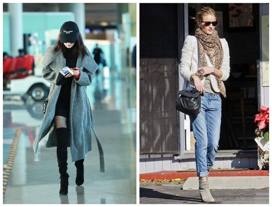 小短腿穿什么短靴显腿长,小粗腿显瘦的短靴