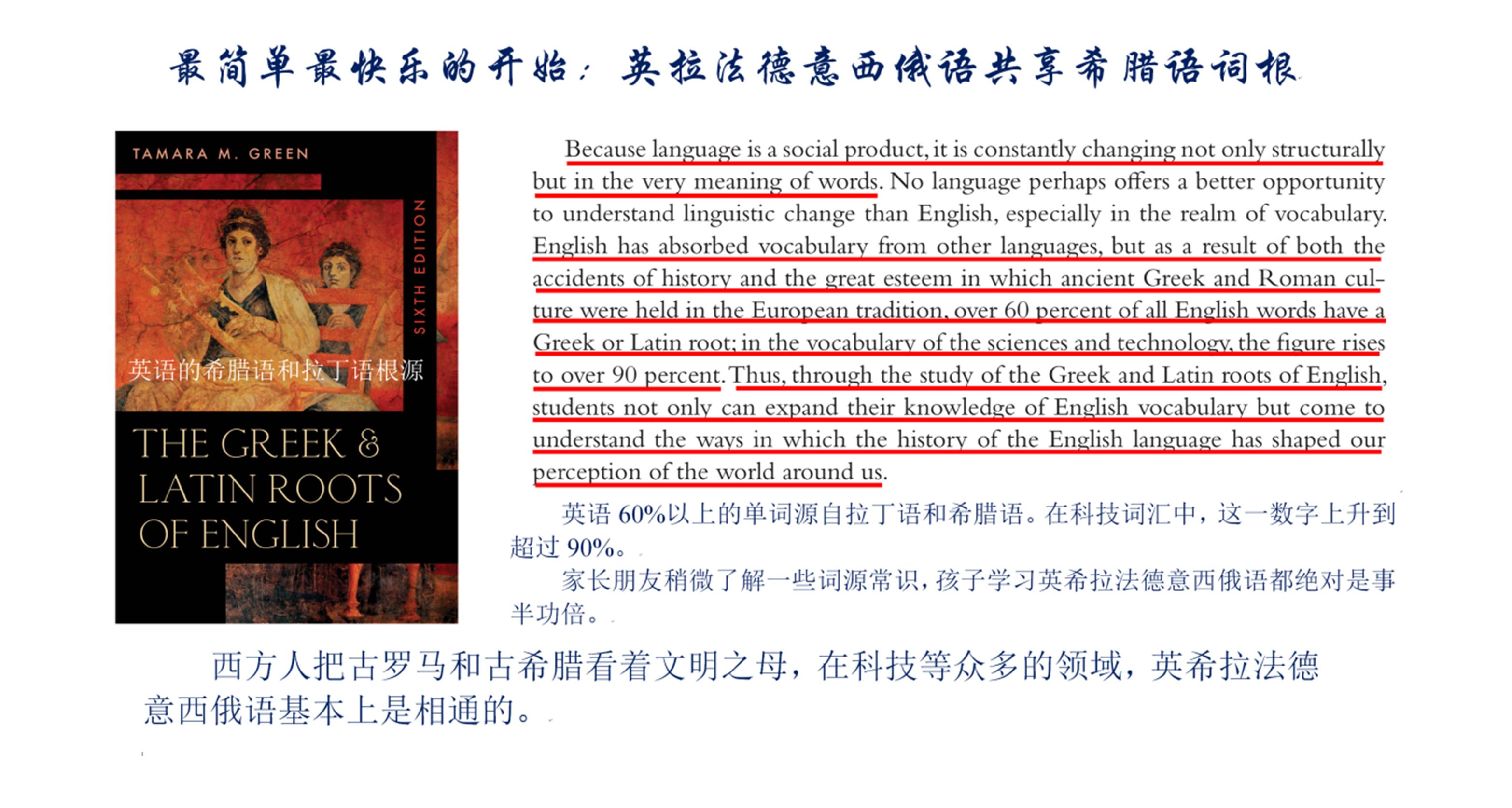 俄语拉丁语和希腊语,希腊语背单词