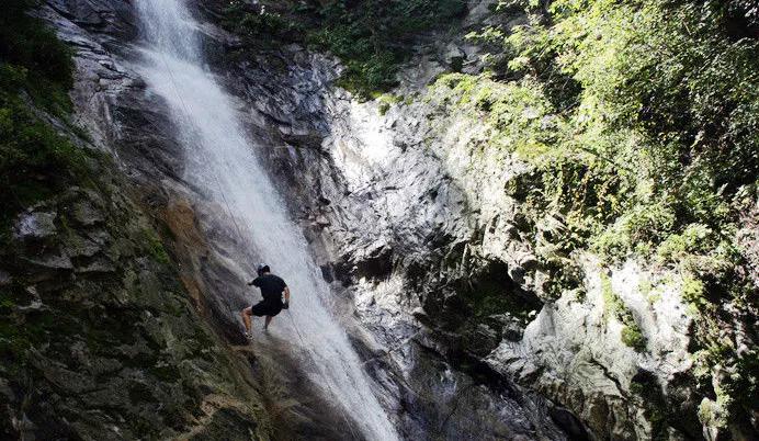 陈琼花抖音,秦岭九龙潭农家院