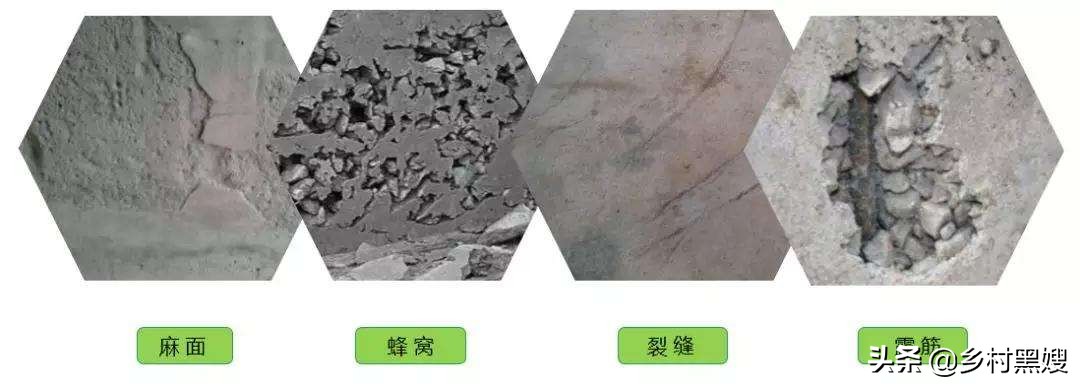 混凝土蜂窝麻面与露筋是一回事吗,混凝土蜂窝麻面原因及处理方法