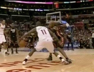 跟球星学射门,nba球星经典动作gif