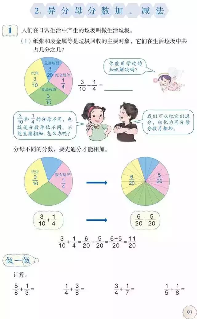 五年级下册数学课本第24页和25页,五年级下册数学人教版预习