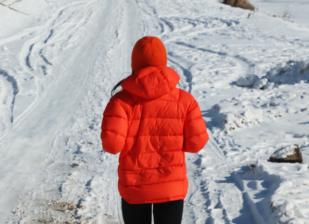 #头号运动玩家#穿1000蓬羽绒服在零下二三十度跑步什么体验