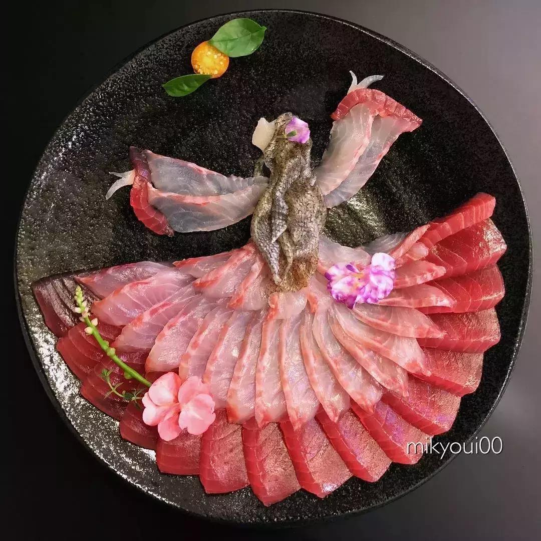 他用3d作画每张图都美到窒息,用三文鱼作画也能美到爆