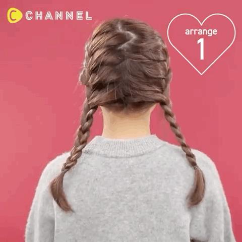 时尚编发教程让你瞬间气质满满,随意又时尚潮流的编发教程