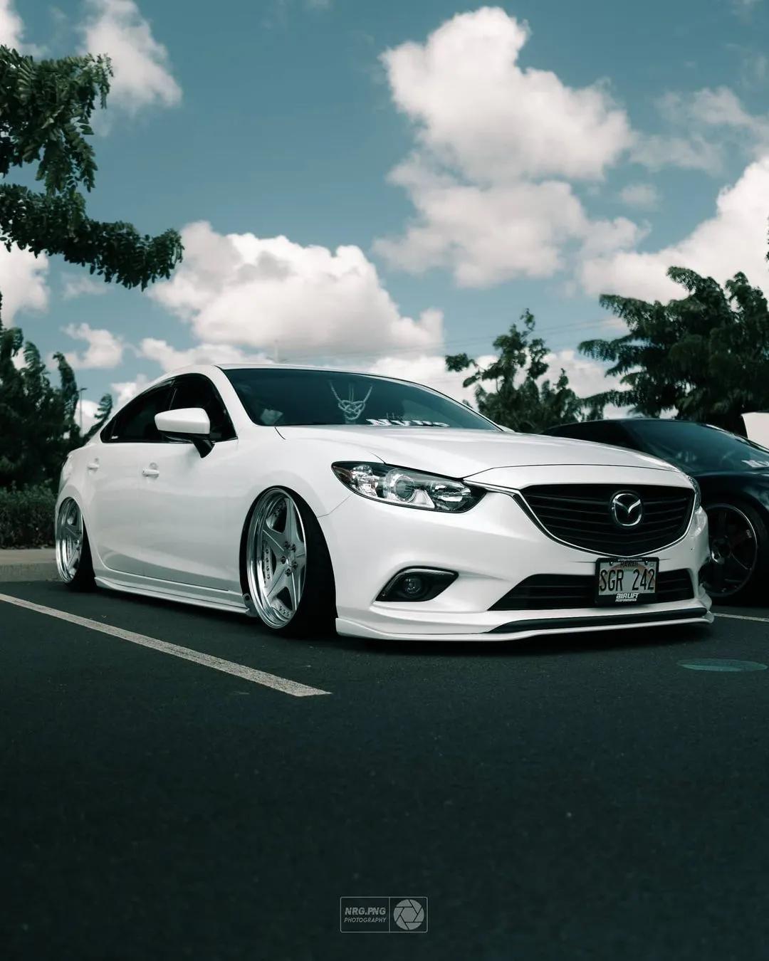 阿特兹轮毂改装案例,马自达阿特兹改装案例