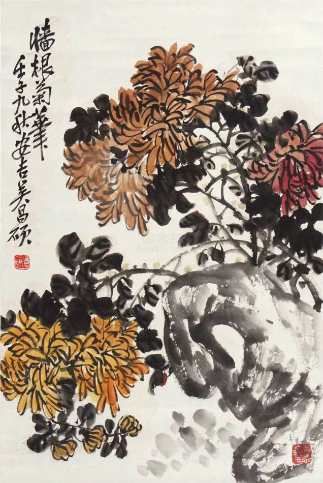 画菊名家菊花图集,画家画菊花作品欣赏