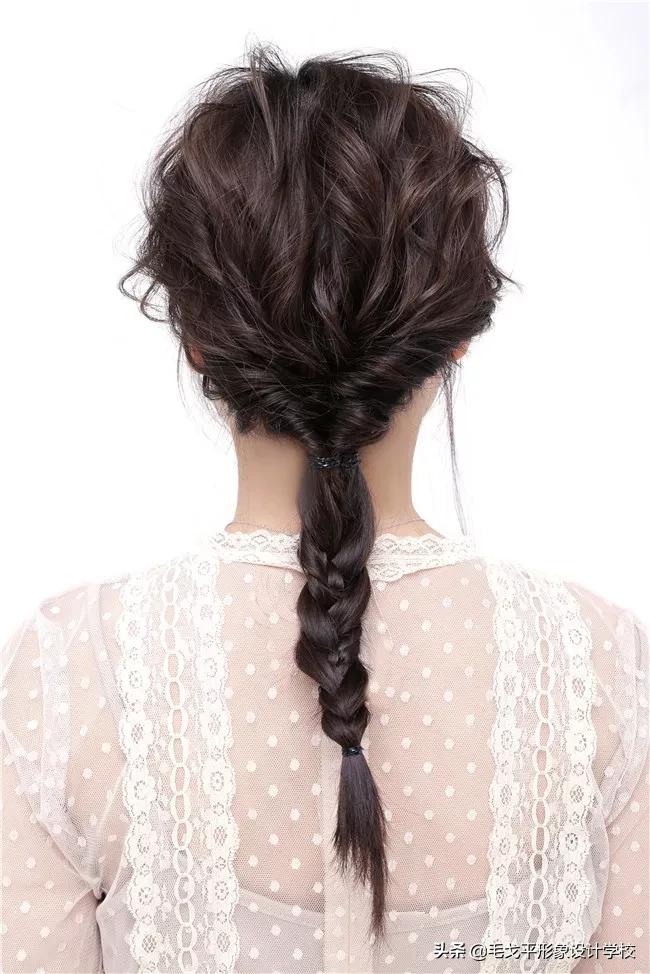 日系短发盘发简单好看,日系慵懒优雅盘发