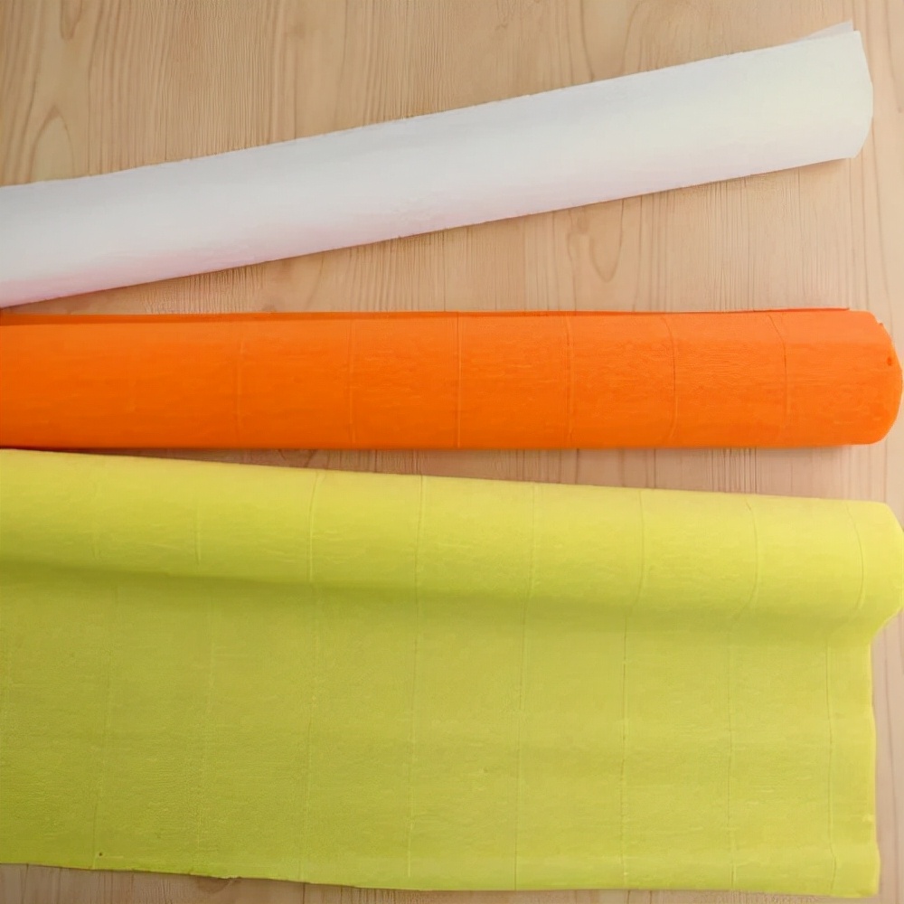 皱纹纸diy手工花朵,手工制作皱纹纸立体花