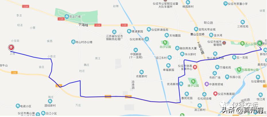 仪征公交线路查询9路,仪征公交路线汇总2019年9月