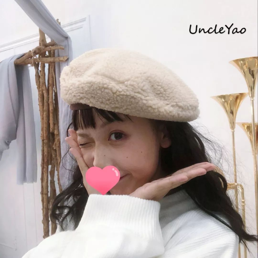 小个子戴贝雷帽显高,贝雷帽显脸小百搭小头围