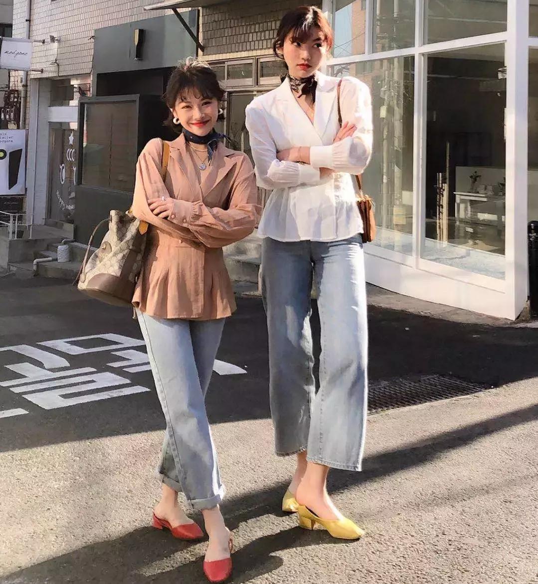 小个子穿搭150显高显瘦春秋装,150小个子时尚穿搭显气质两件套