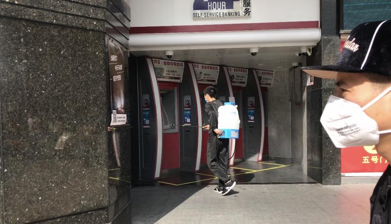 白天的华强北,华强北落幕