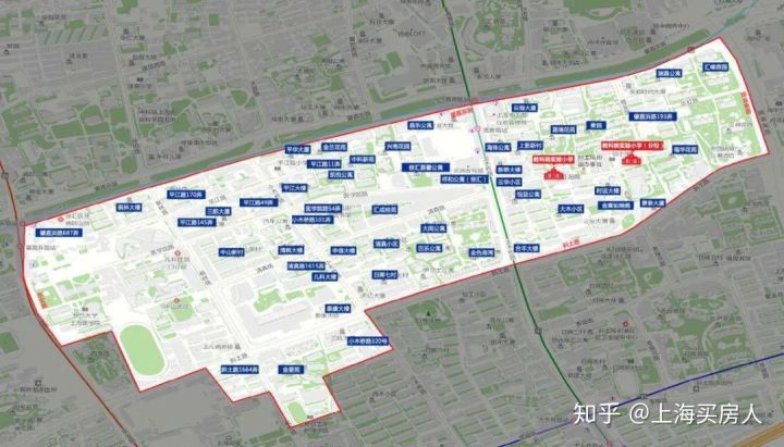 上海小学对应学区房,上海徐汇区学区房价格