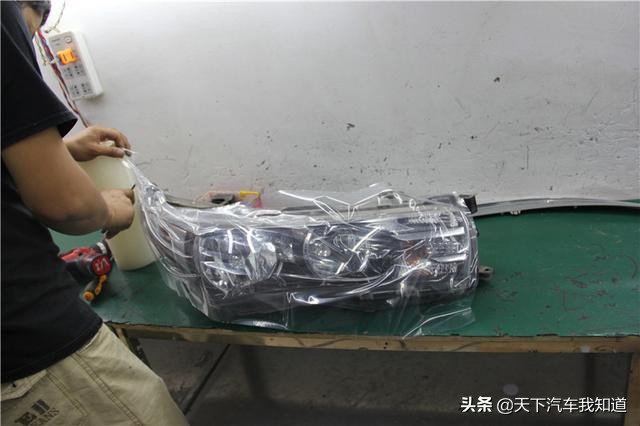 卡罗拉双擎改海拉5双透镜恶魔眼,2019款卡罗拉大灯加透镜