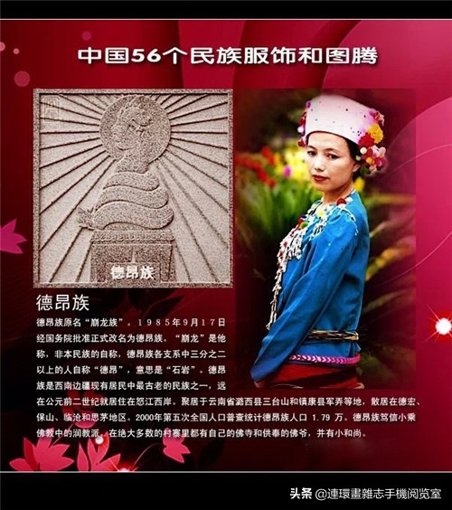 外网评论中国56个民族服饰,56个民族的图腾