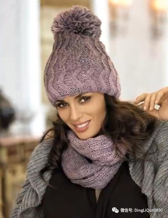 针织洋气气质帽子,针织帽子创意爆款