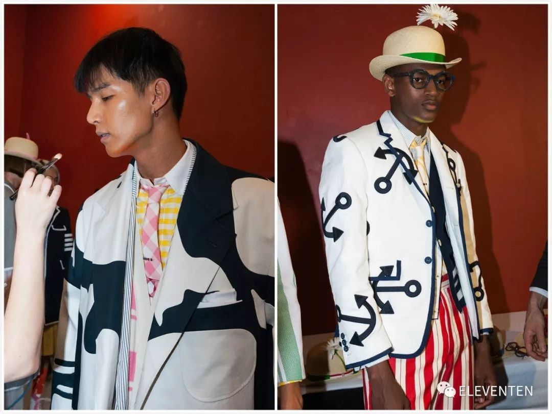 thombrowne2018男装,ThomBrowne2018春夏男装闭场造型