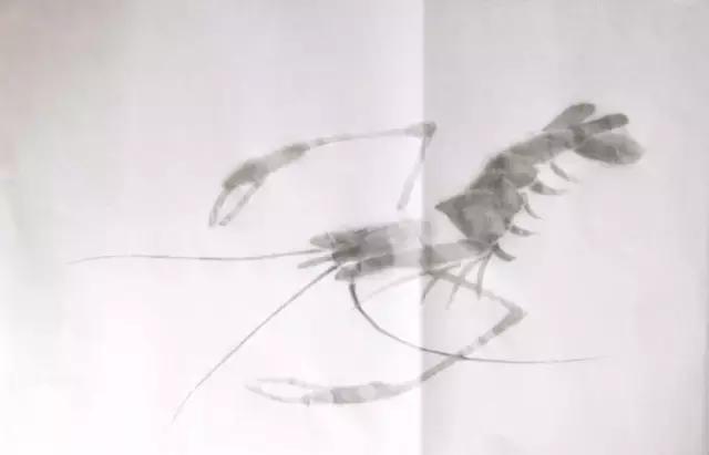 墨龙画法教程简单毛笔,河虾简笔画教程