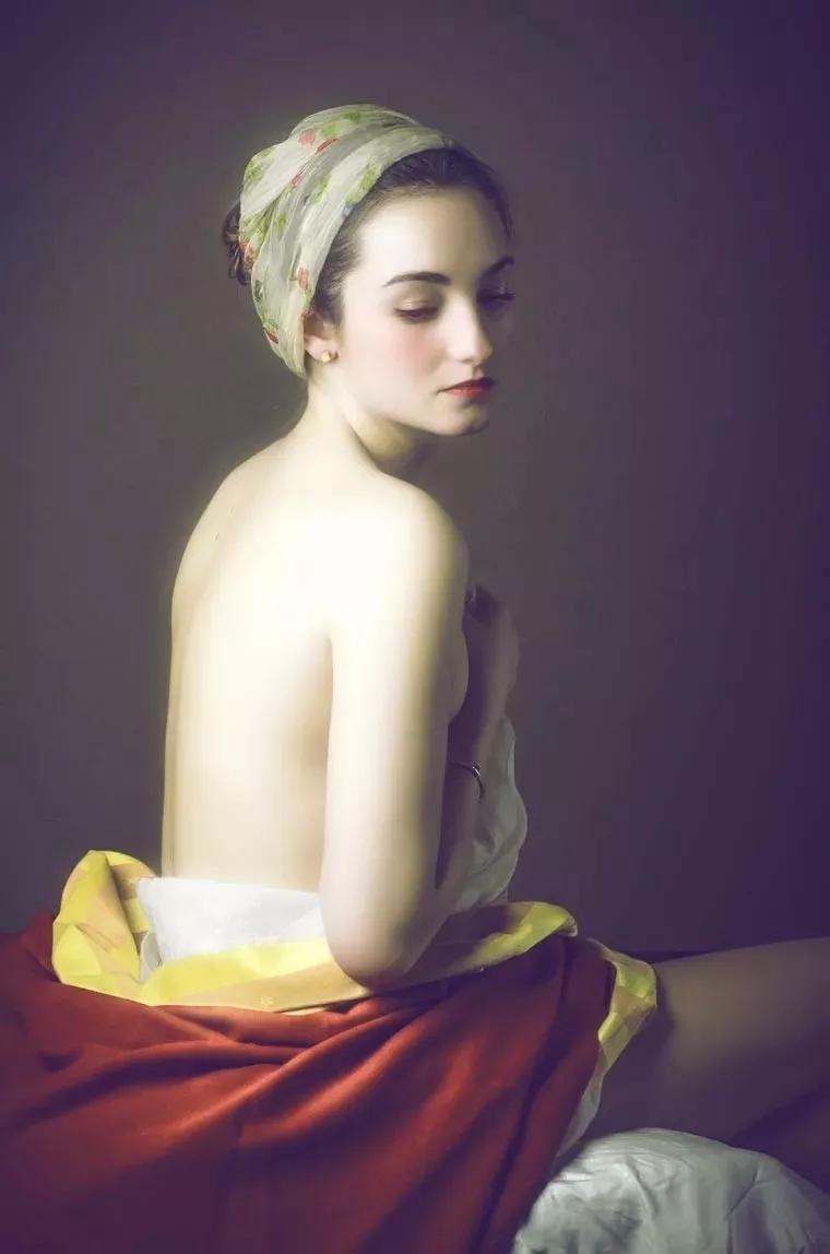 人体艺术摄影，美得尤如油画！