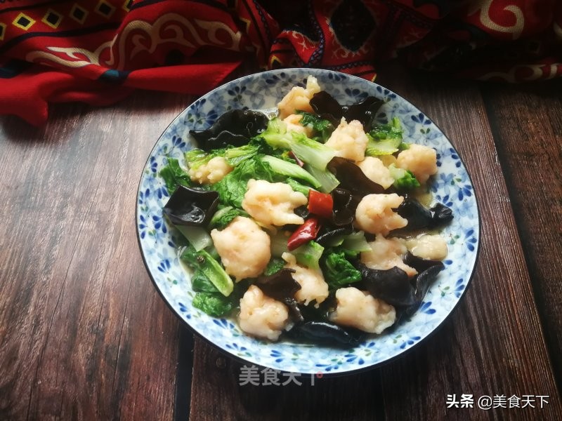 开胃番茄虾滑的做法,开胃魔芋贡菜素虾滑